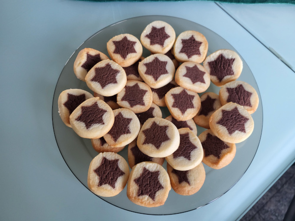 Schwarz-Weiß-Plätzchen